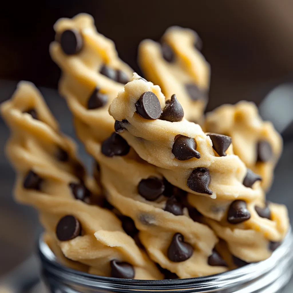 Schoko-Cookie-Teig-Twists