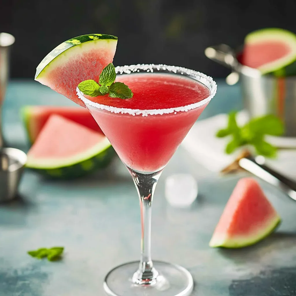 Frischer Wassermelonen-Martini – Das Beste Sommer-Cocktailrezept