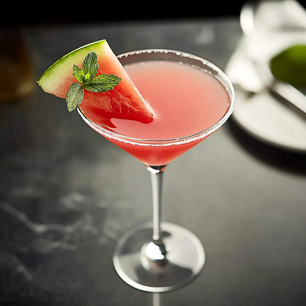 Frischer Wassermelonen-Martini – Das Beste Sommer-Cocktailrezept