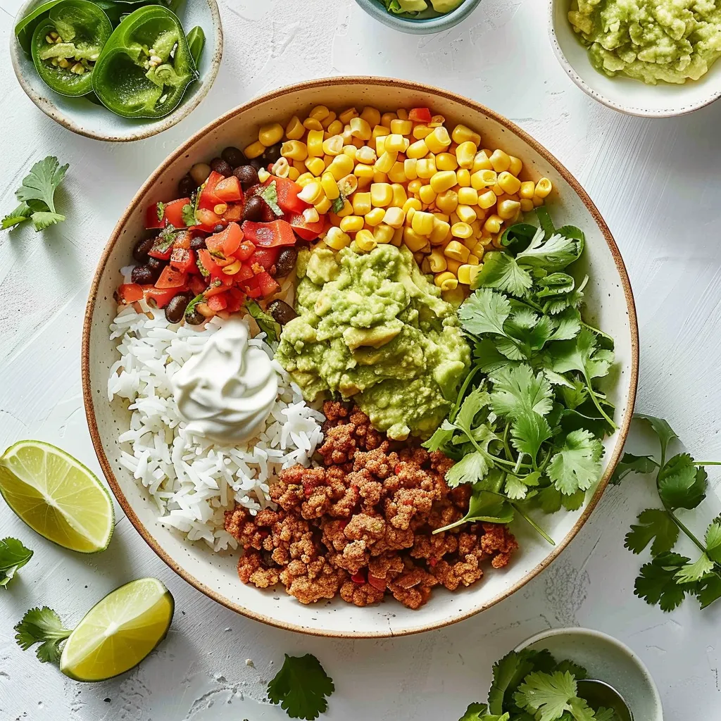 Gesunde Puten-Taco-Bowl (Healthy Turkey Taco Bowl)