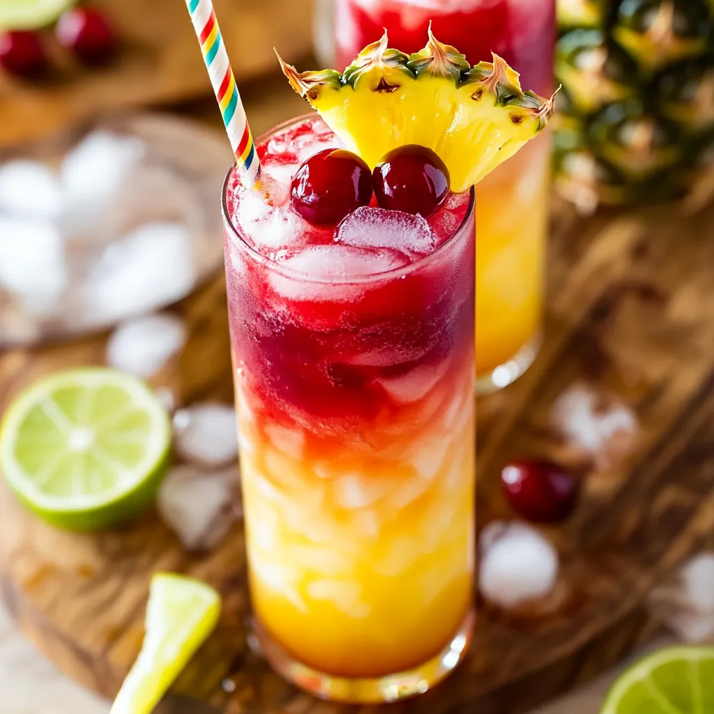 Malibu Bay Breeze Cocktail