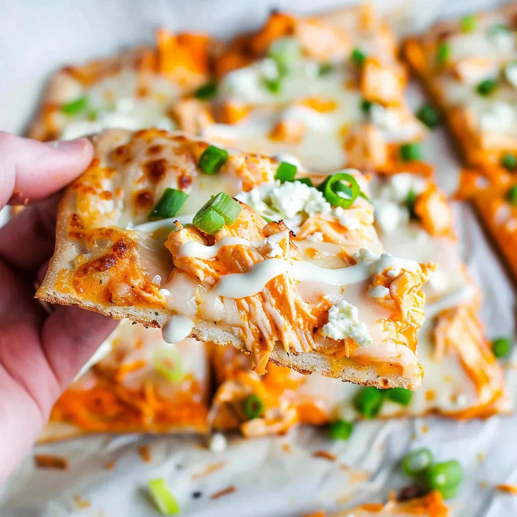 Buffalo Chicken Fladenbrot1