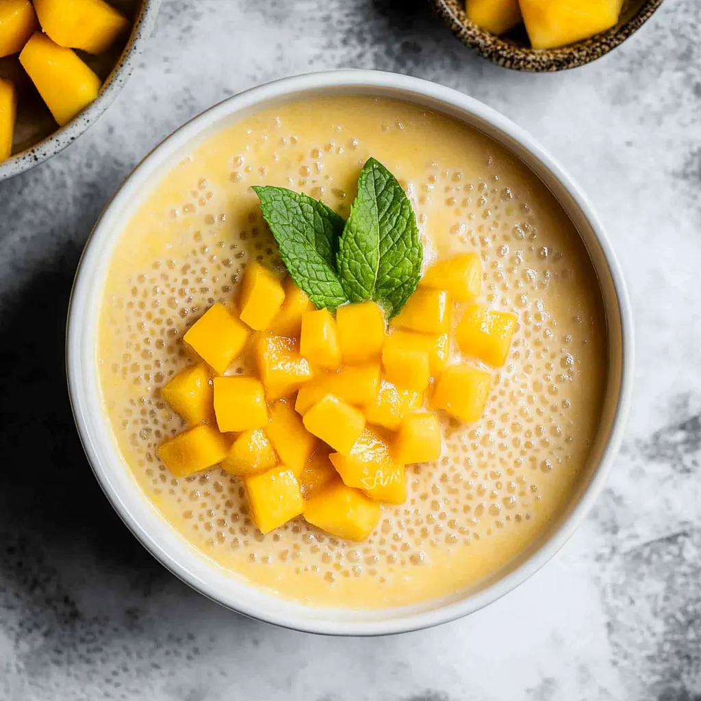 Mango-Tapioka-Dessert