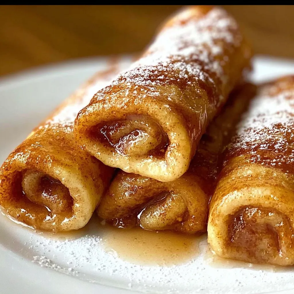 Zimtschnecken-French-Toast-Röllchen (Cinnamon Roll French Toast Roll-Ups)