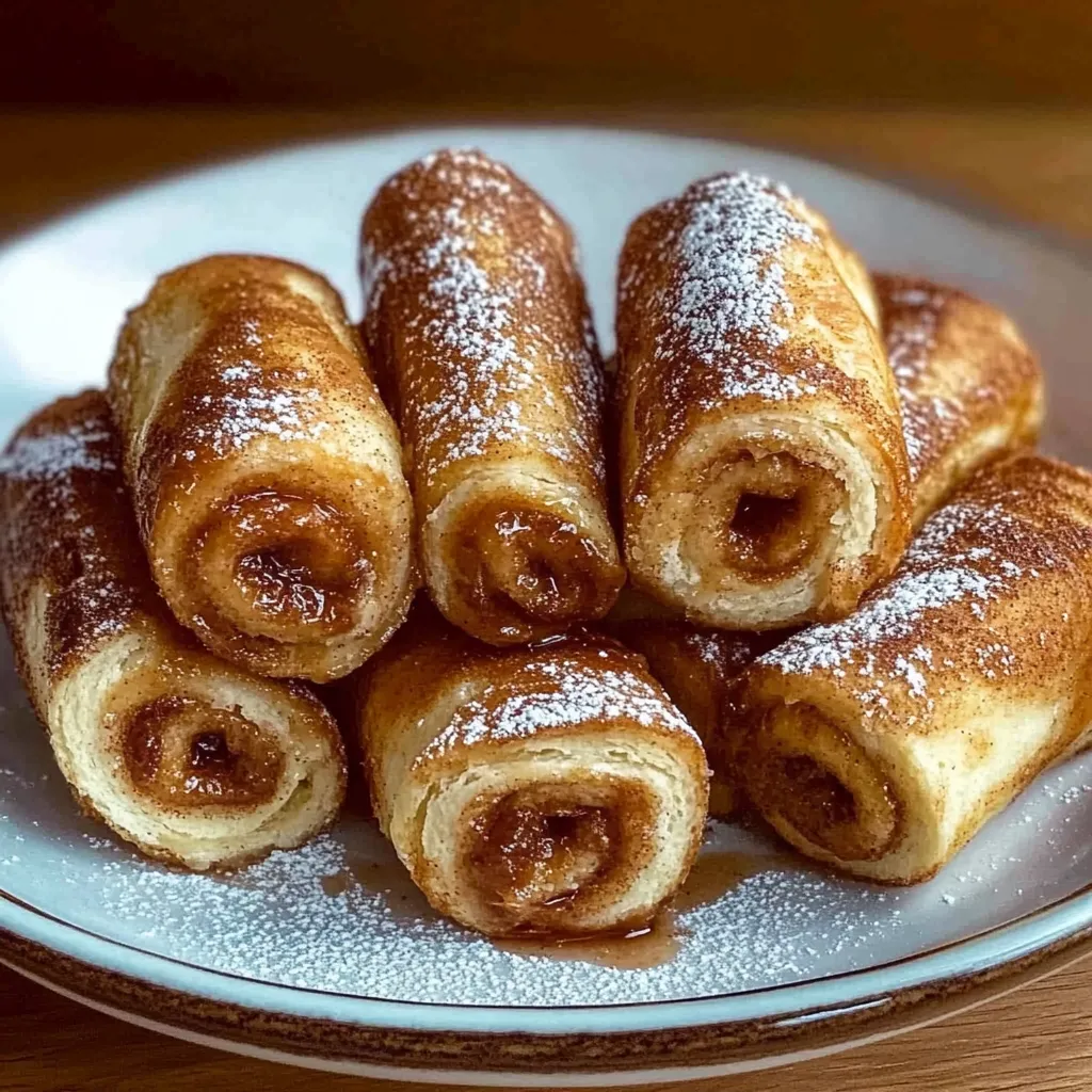 Zimtschnecken-French-Toast-Röllchen (Cinnamon Roll French Toast Roll-Ups)