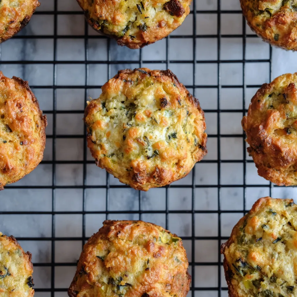 Herzhafte Hüttenkäse-Muffins