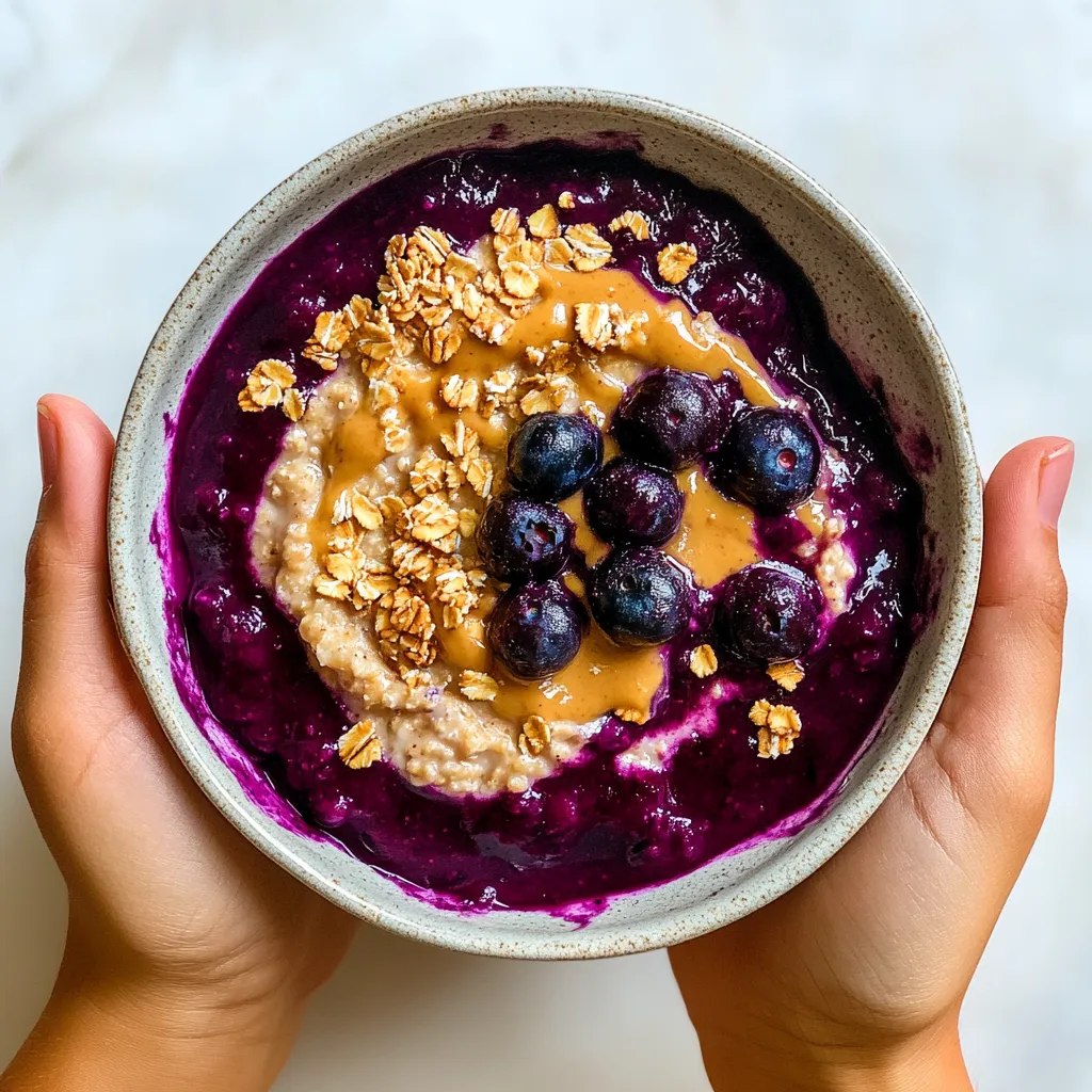 Blueberry Pie Overnight Oats (Blaubeer-Pie Overnight Oats)