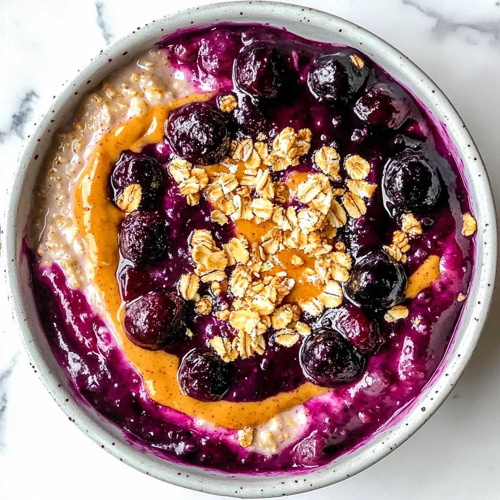 Blueberry Pie Overnight Oats (Blaubeer-Pie Overnight Oats)