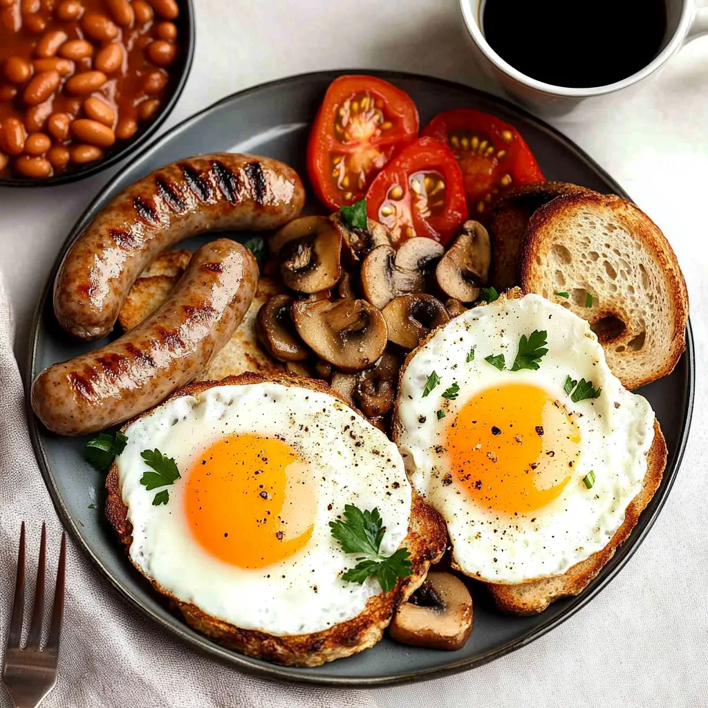 Traditionelles Englisches Frühstück