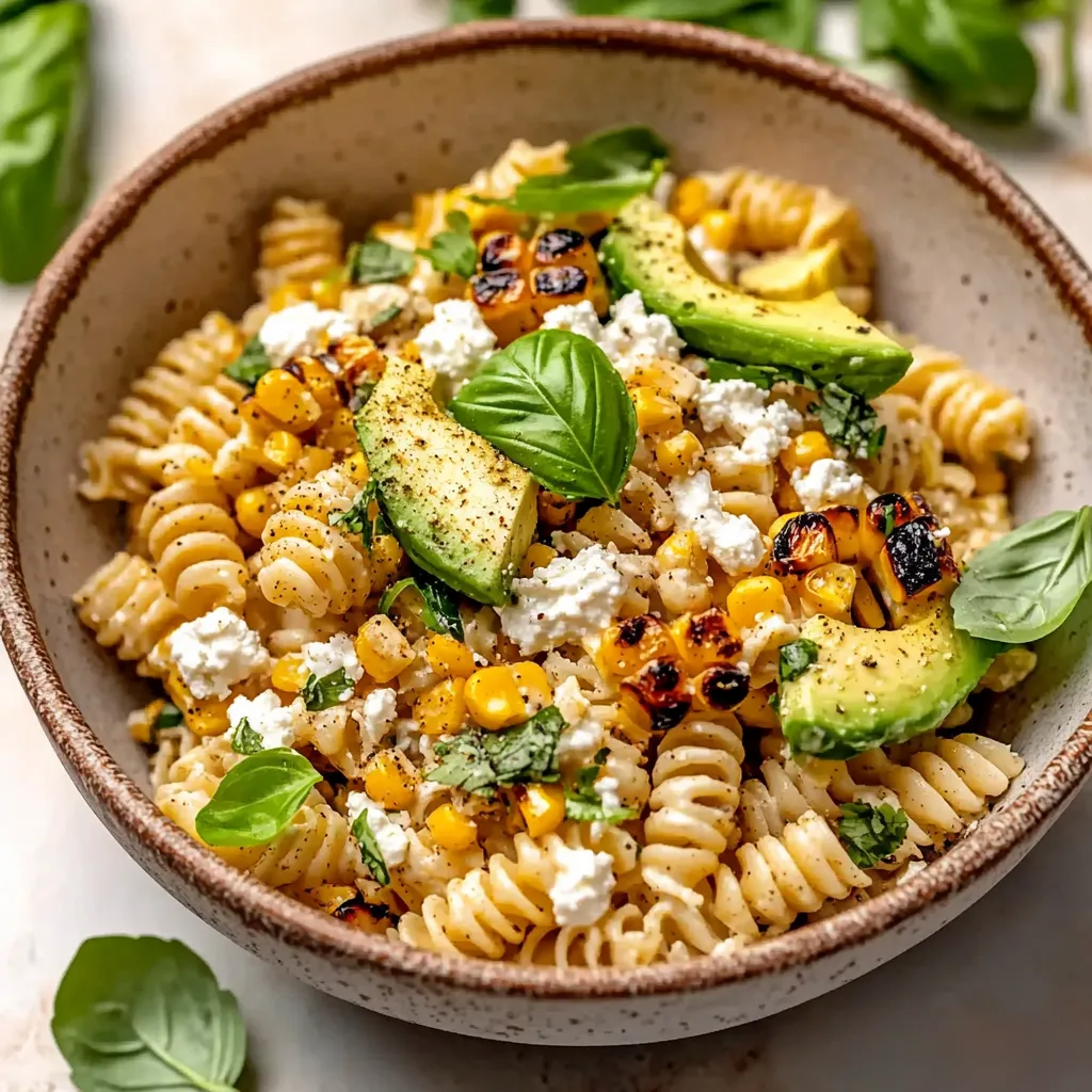 Cremiger Street-Corn-Nudelsalat