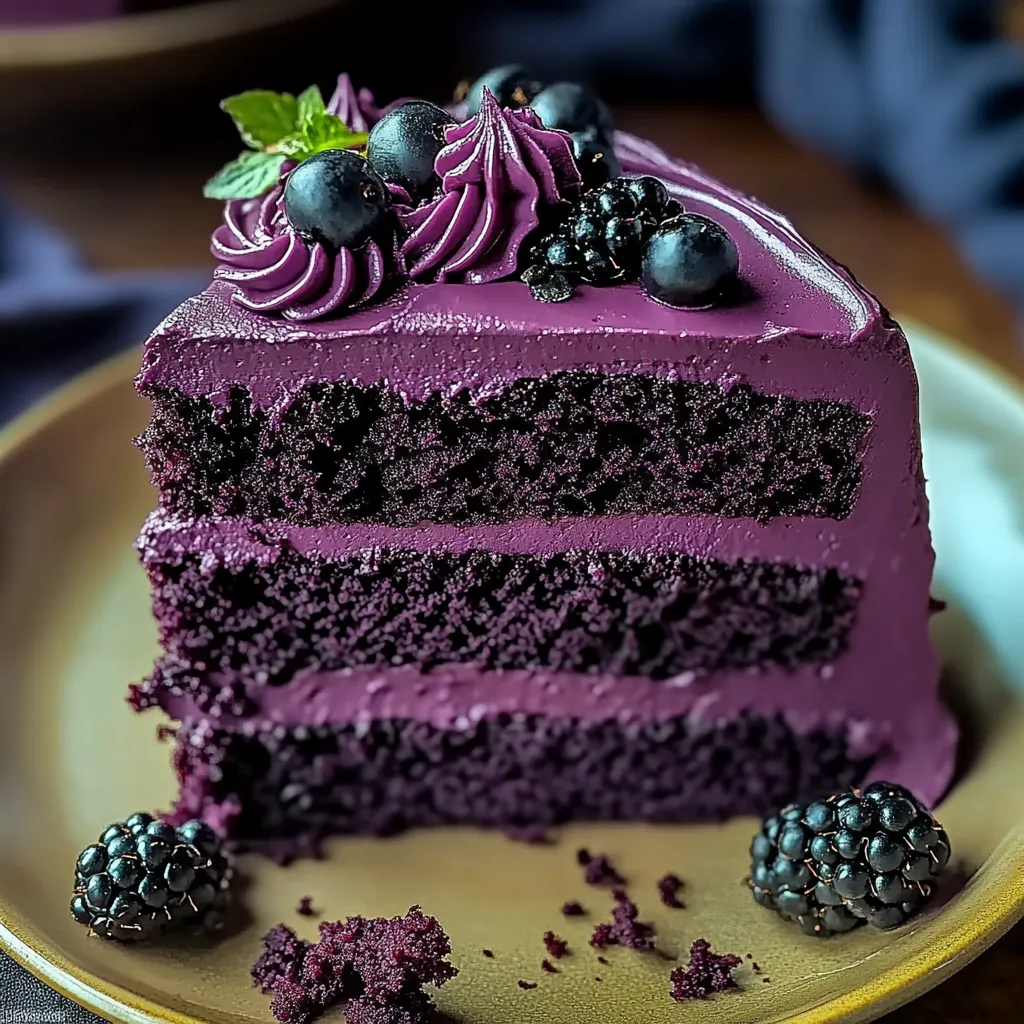 Lila Samtkuchen mit weißem Schokoladen-Frischkäse-Frosting