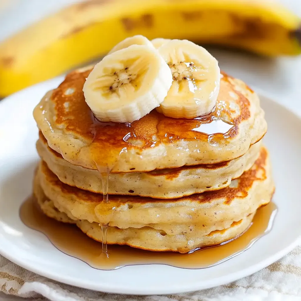Brauner-Zucker-Bananen-Pfannkuchen