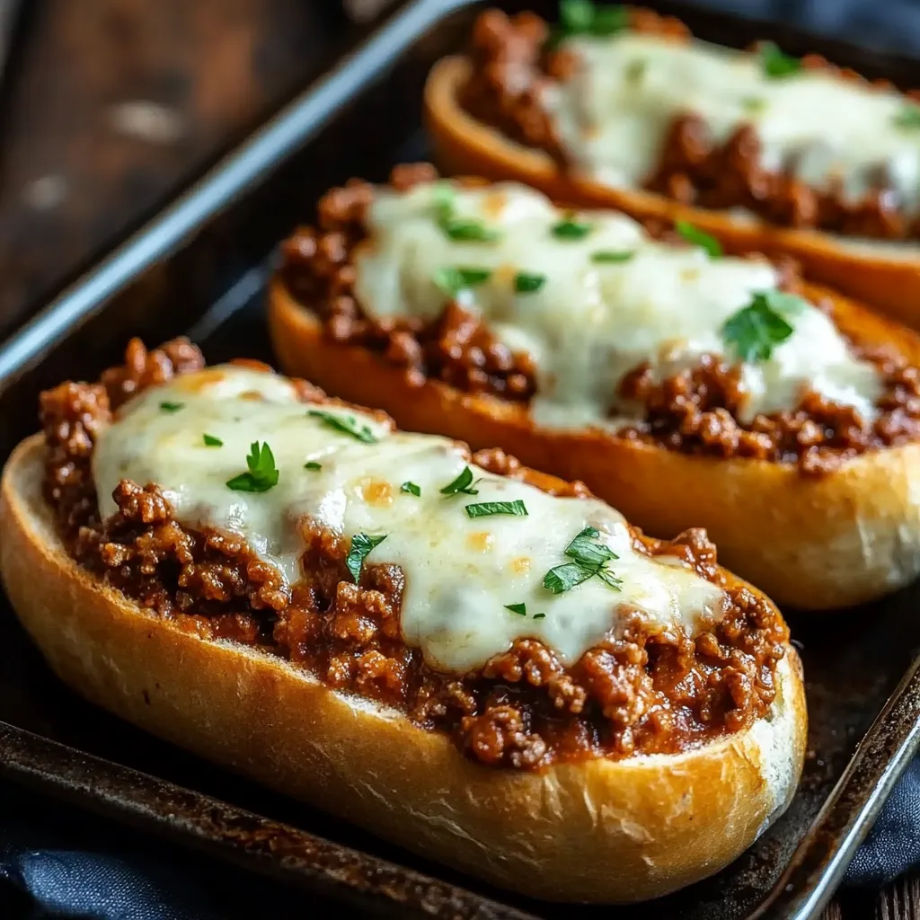 Italienische Knoblauchbrot Sloppy Joes Rezept – Köstliche Variante