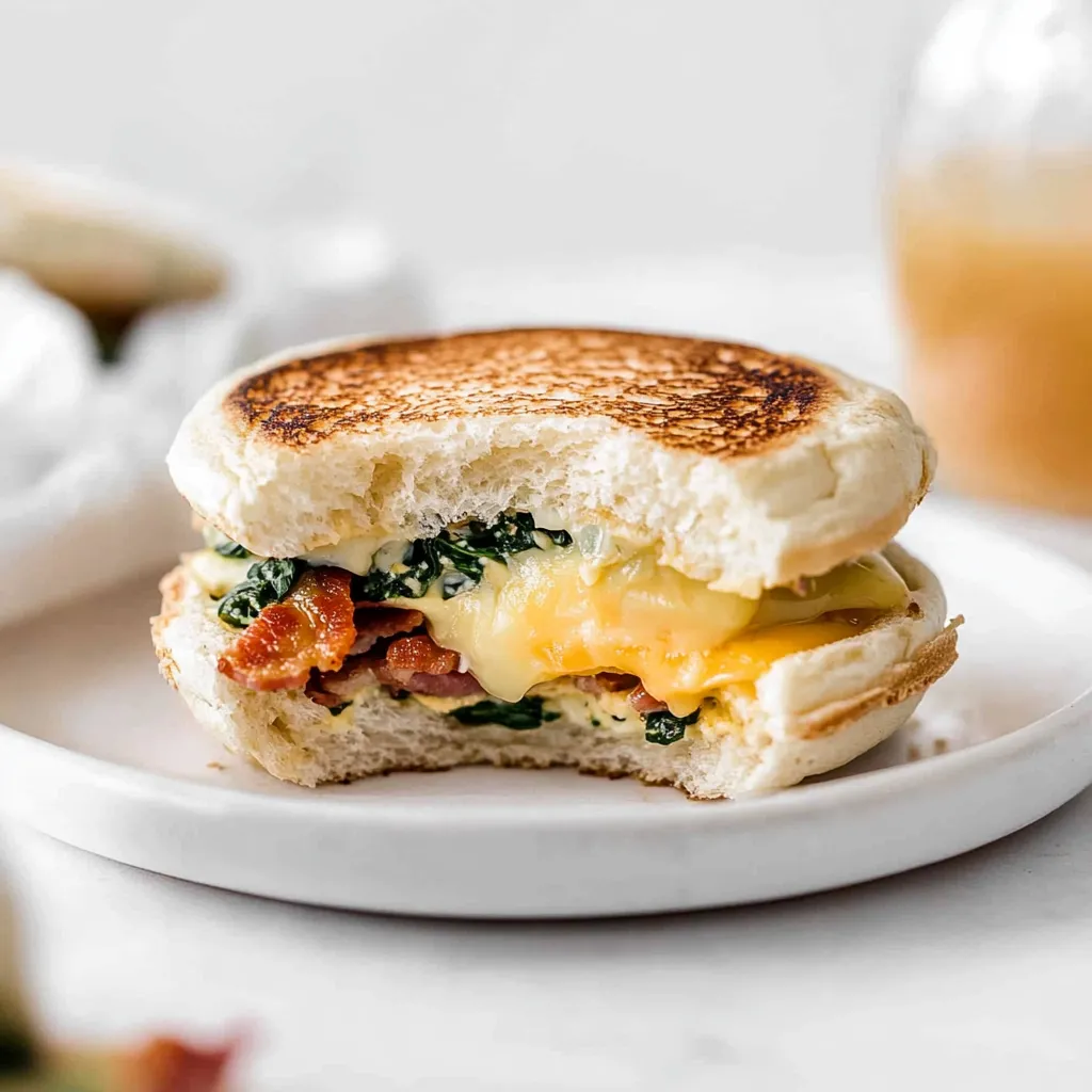Meal Prep Frühstücks-Sandwiches