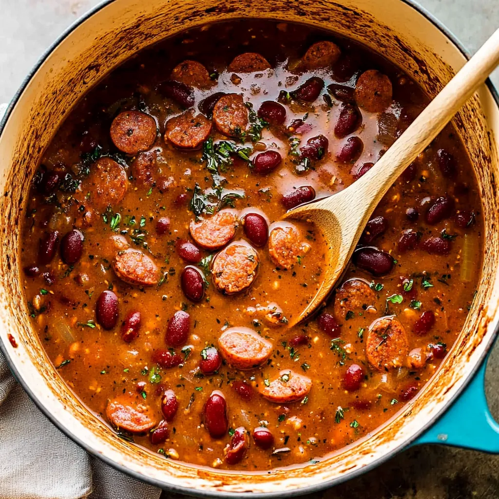 Louisianische Rote Bohnen mit Reis