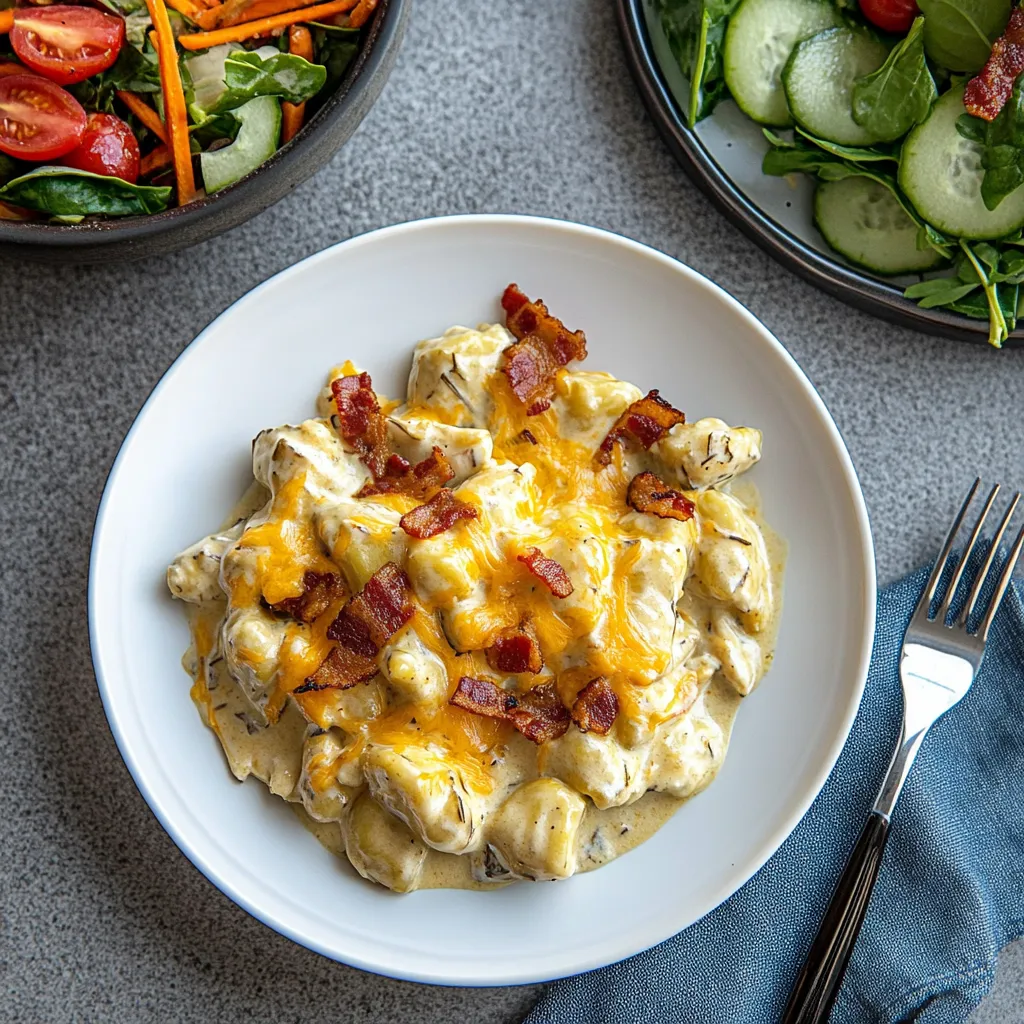 Cremige Crack Chicken Gnocchi