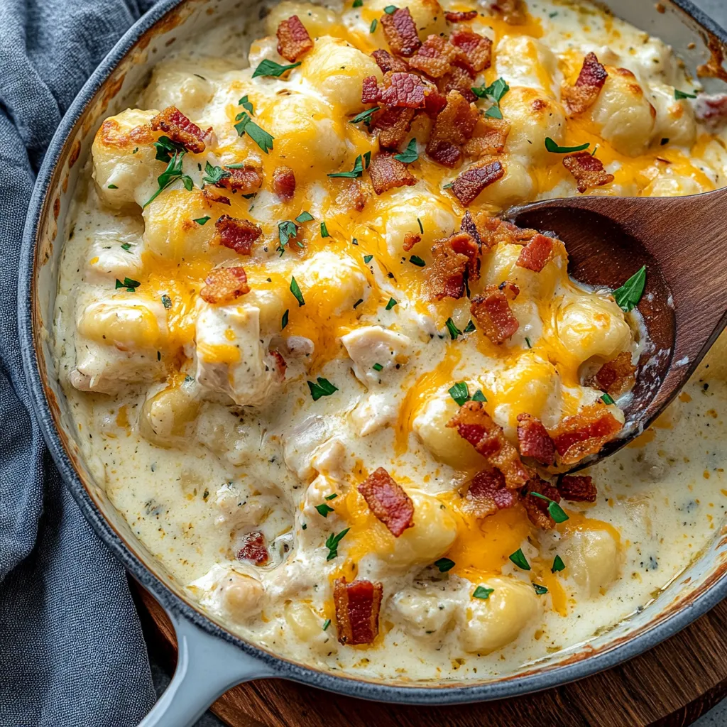 Cremige Crack Chicken Gnocchi