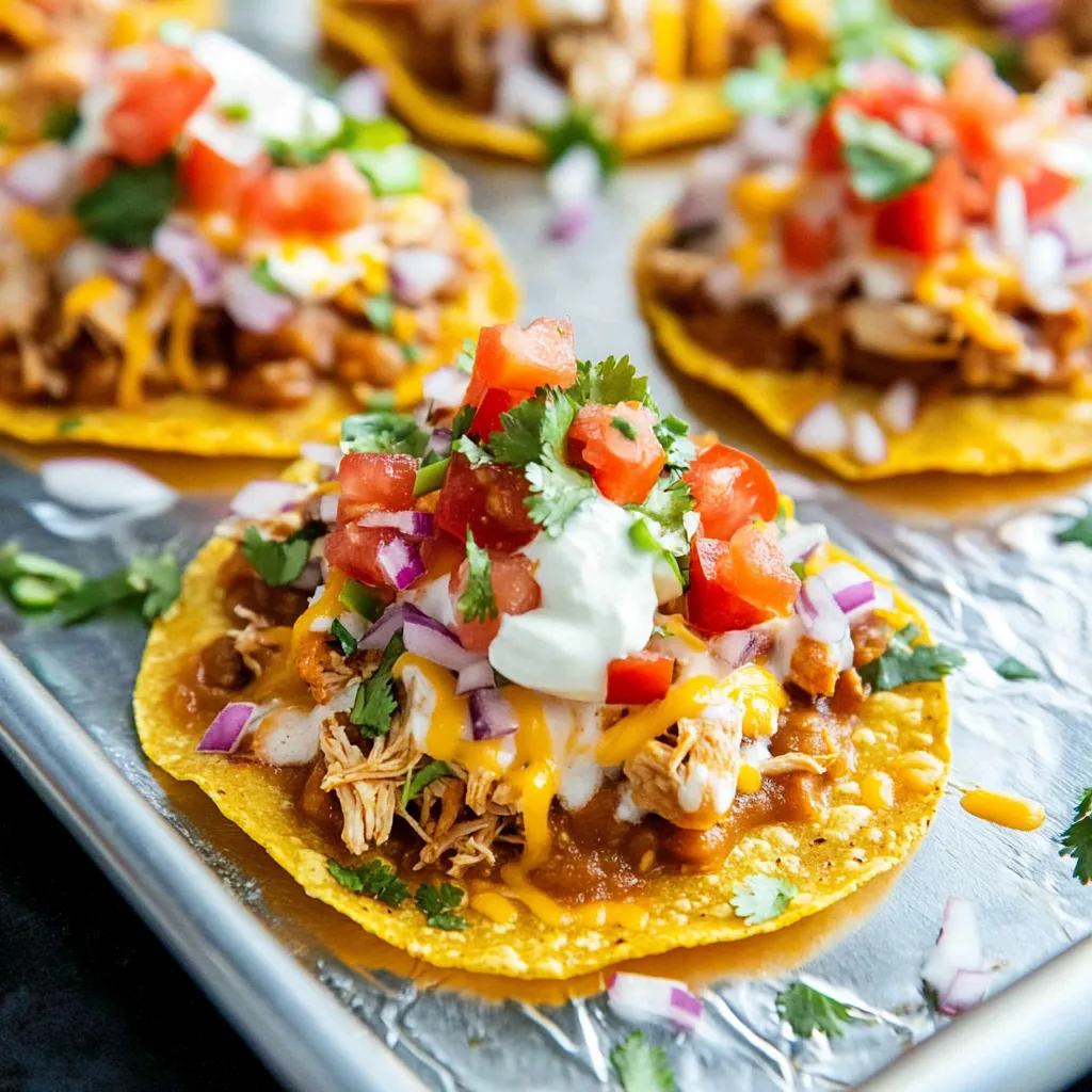 Einfache Mini-Tostadas vom Blech