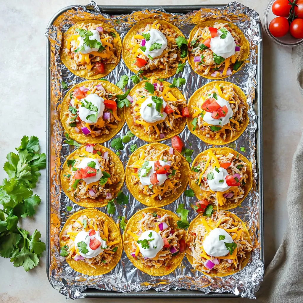 Einfache Mini-Tostadas vom Blech