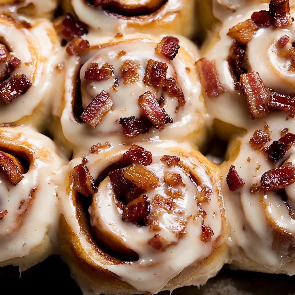 Bourbon Ahorn Bacon Zimtschnecken
