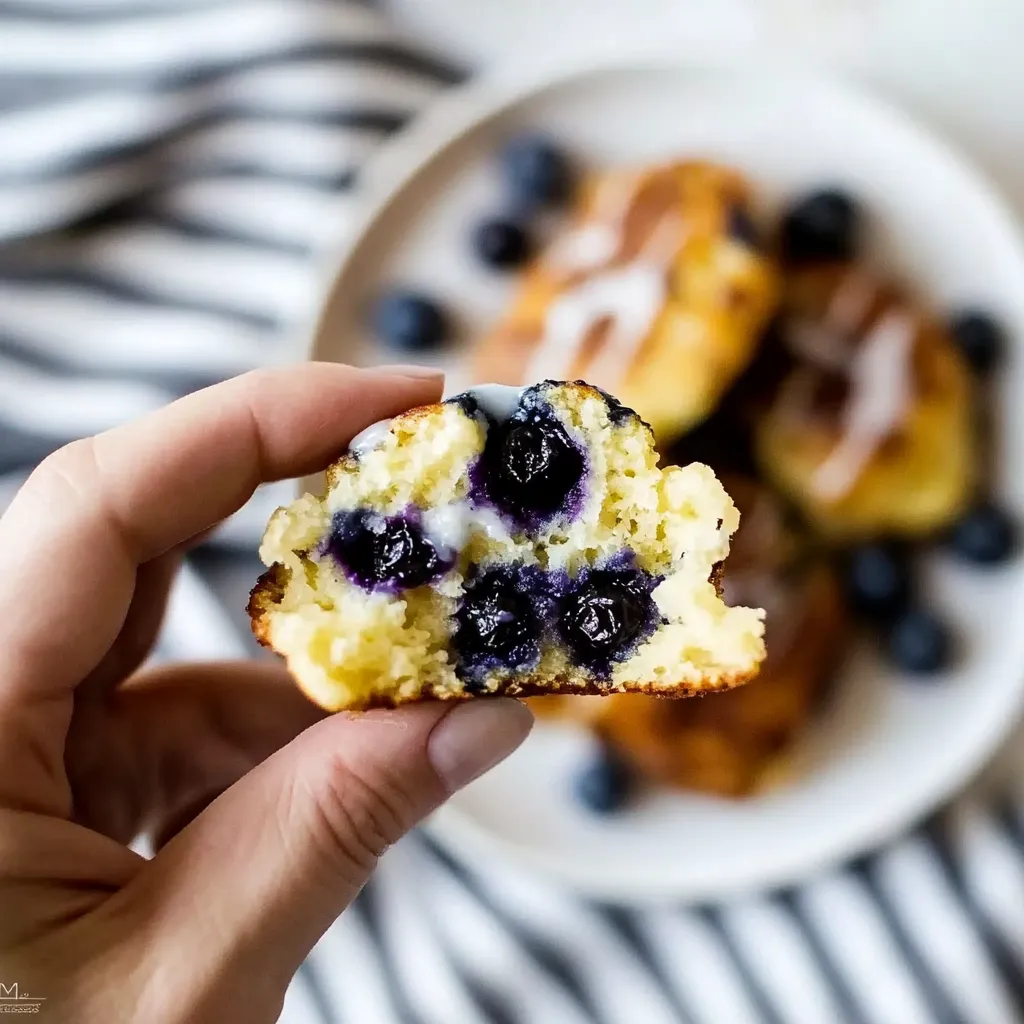 Blaubeer-Fritters Selbstgemacht