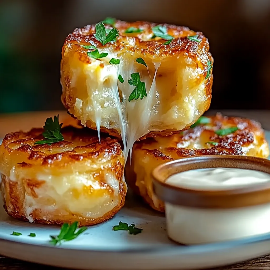 Käse-Kartoffelpuffer-Häppchen
