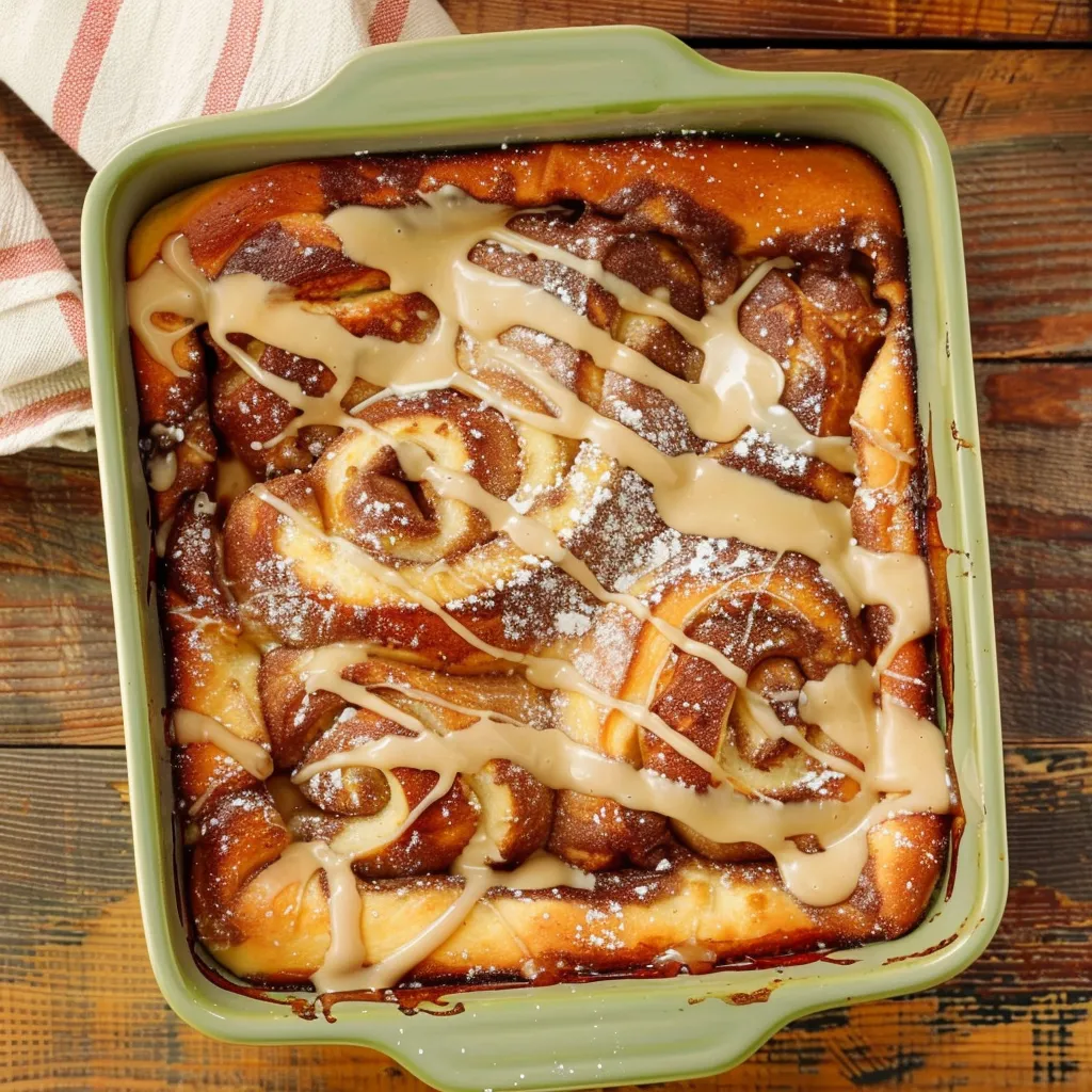 Zimtschnecken-Ofenpfannkuchen