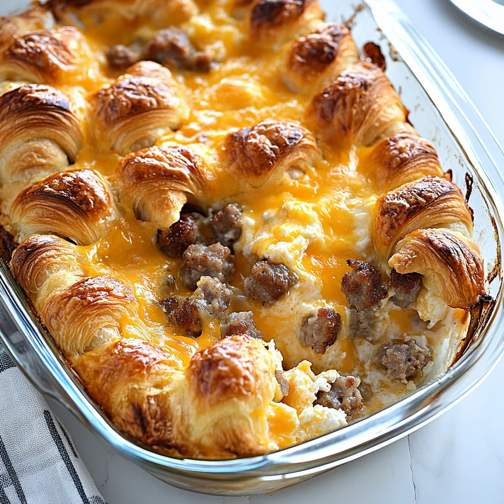 Overnight Croissant Frühstücksauflauf