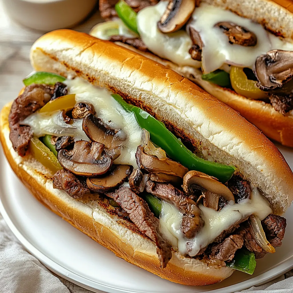 Klassisches Philly Cheesesteak
