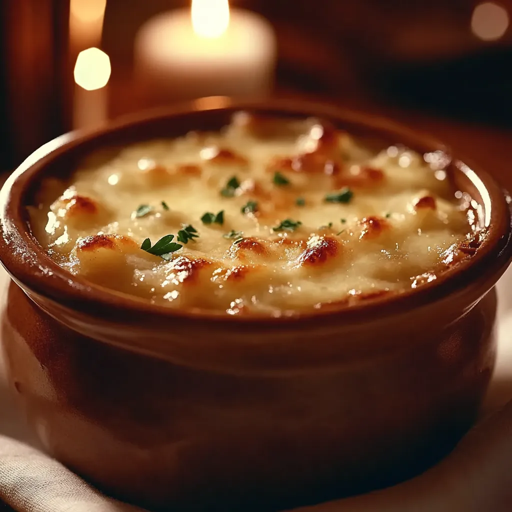 Zwiebel-Käsesuppe