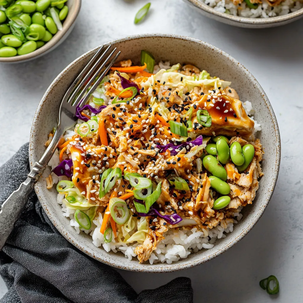 Extra-Gemüse Puten-Egg-Roll-Bowl