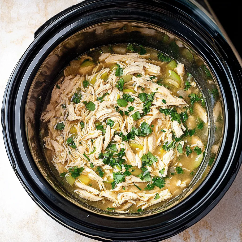 Langsame-Cooker-Koriander-Limetten-Hähnchen