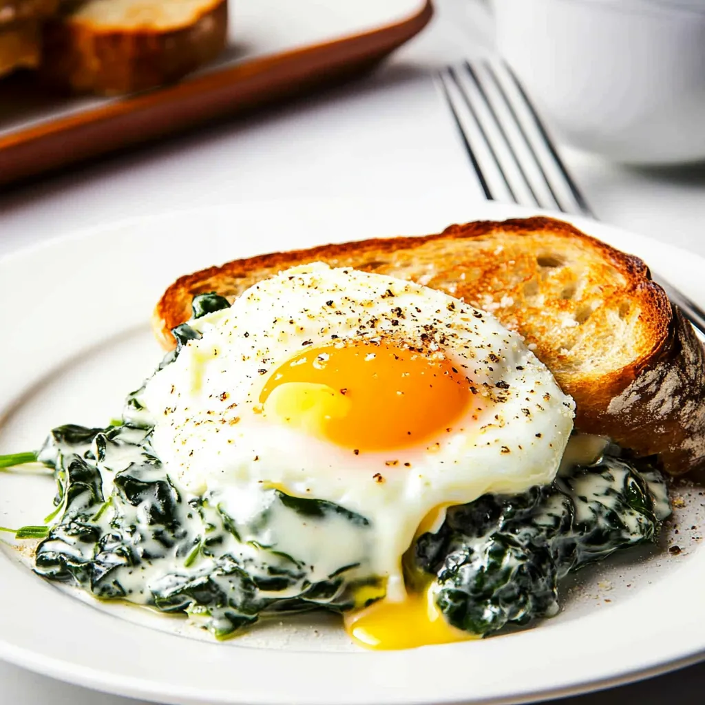 Überbackene Eier Florentine