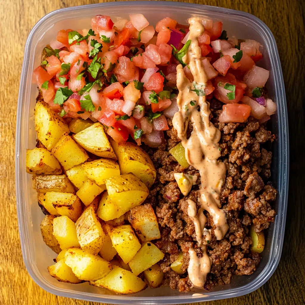 Herzhafte Kartoffel-Taco-Schalen