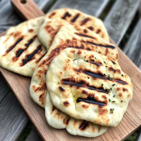 Schnelles Dinkel-Fladenbrot vom Grill
