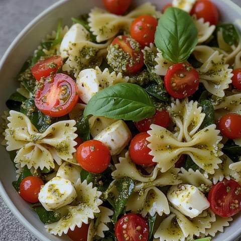 Sommerlicher Farfalle-Pesto-Salat mit Zitronenfrische